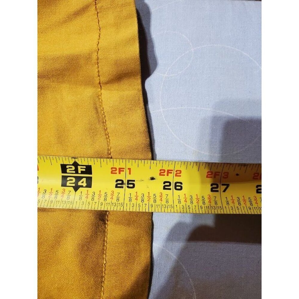 Eden Society Womens Mustard Yellow Drawstring Cinch Waist Jacket XL - Picture 10 of 10